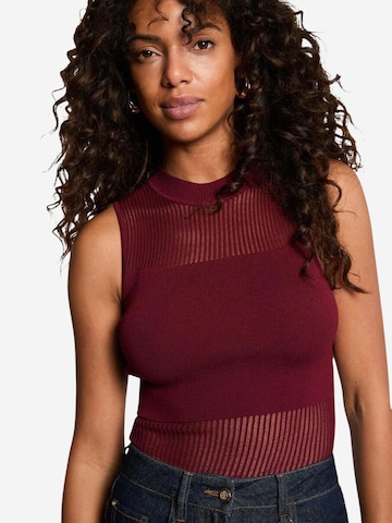 Top 'MJULIE' di Morgan De Toi in rosso
