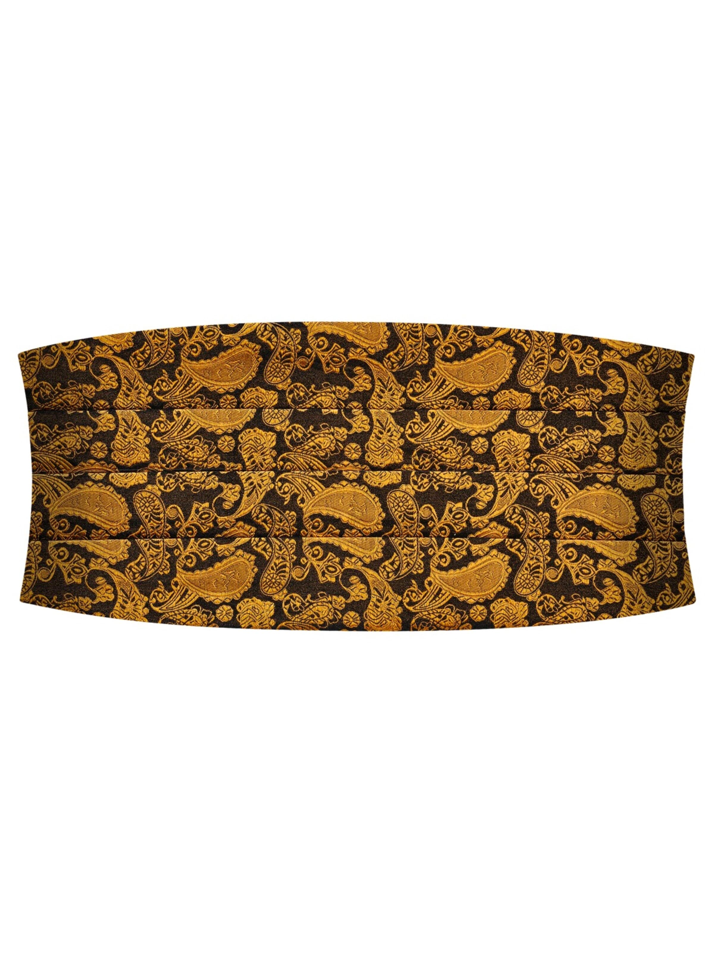 Bohemian Revolt Bow Tie in Gold: front