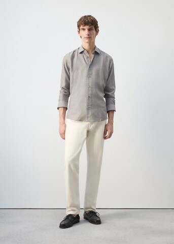 MANGO MAN Regular fit Button Up Shirt 'Dario' in Green