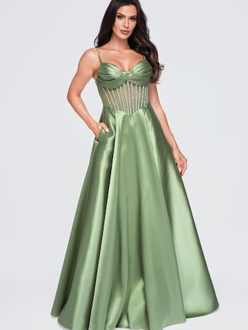 Ombre Abendkleid‌ in Grün
