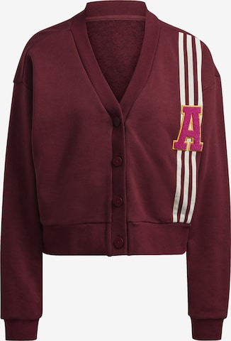 ADIDAS ORIGINALS Zip-Up Hoodie 'Coliate' in Red: front