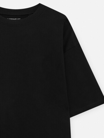 Pull&Bear Tričko - Čierna