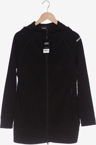ICEPEAK Sweatshirt & Zip-Up Hoodie in XXL in Black: front
