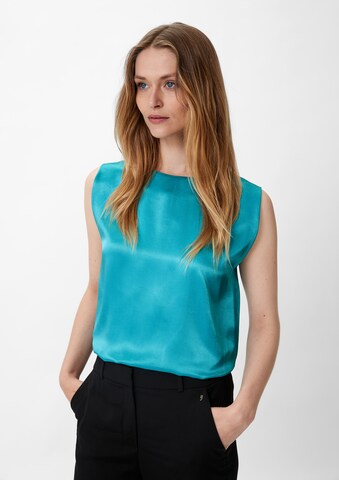 COMMA Blouse in Blauw: voorkant