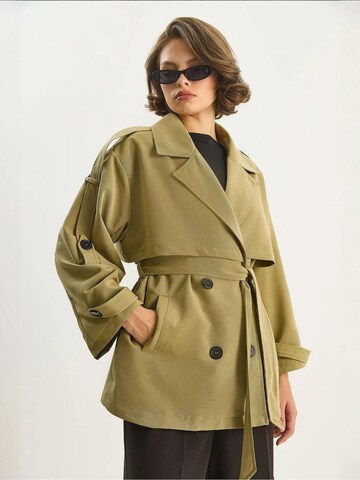 Manteau mi-saison Bianco Lucci en vert