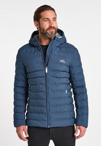 ICEBOUND Winter Jacket in Blue: front