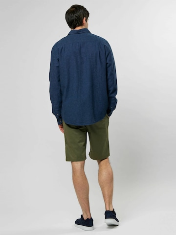 MCS Regular fit Overhemd 'Dean' in Blauw