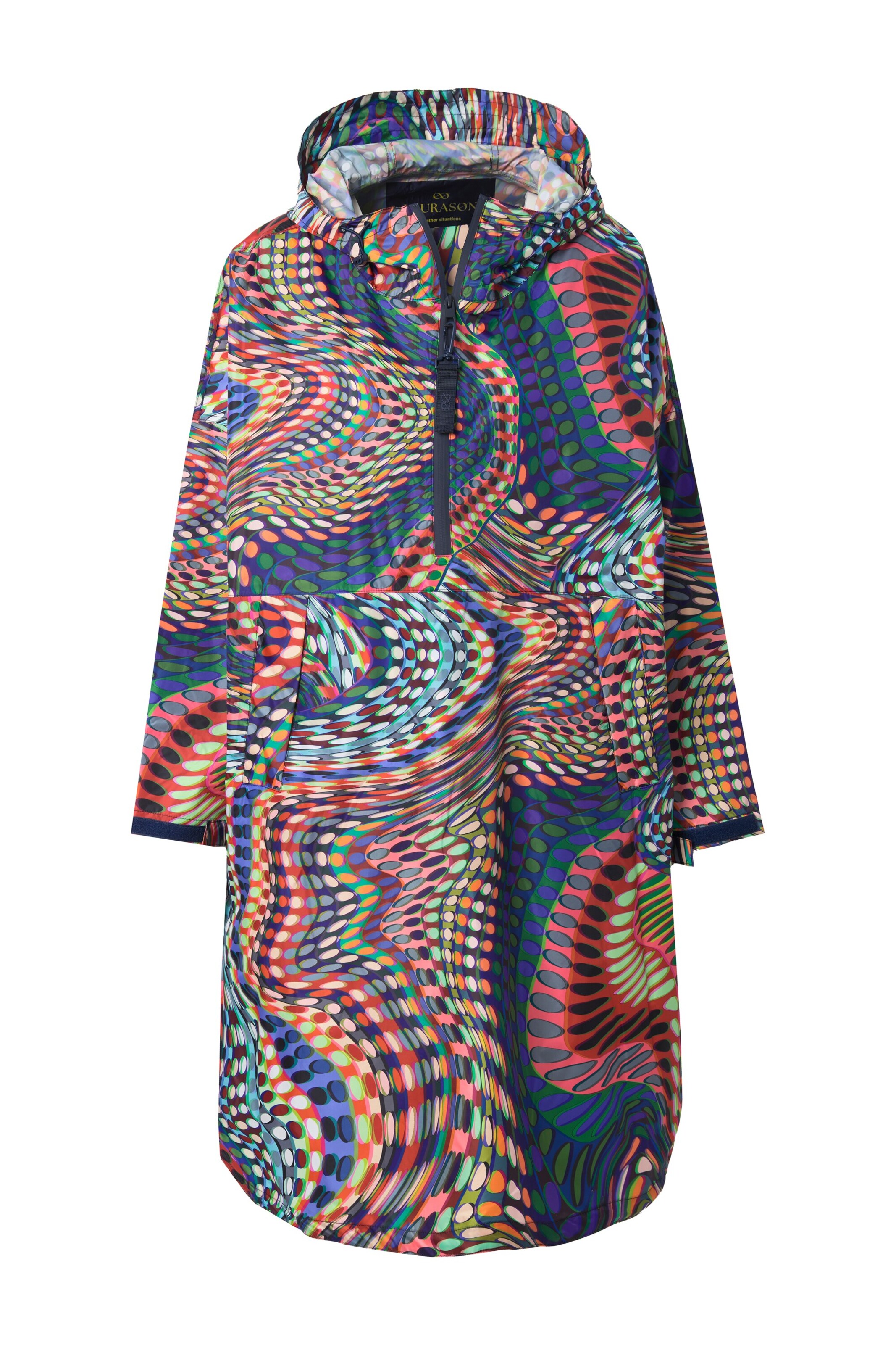 LAURASØN Between-season jacket in Mixed colours: front