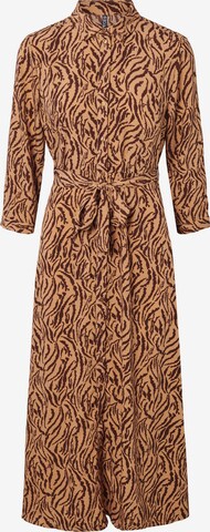 Robe-chemise 'April' PIECES en marron : devant