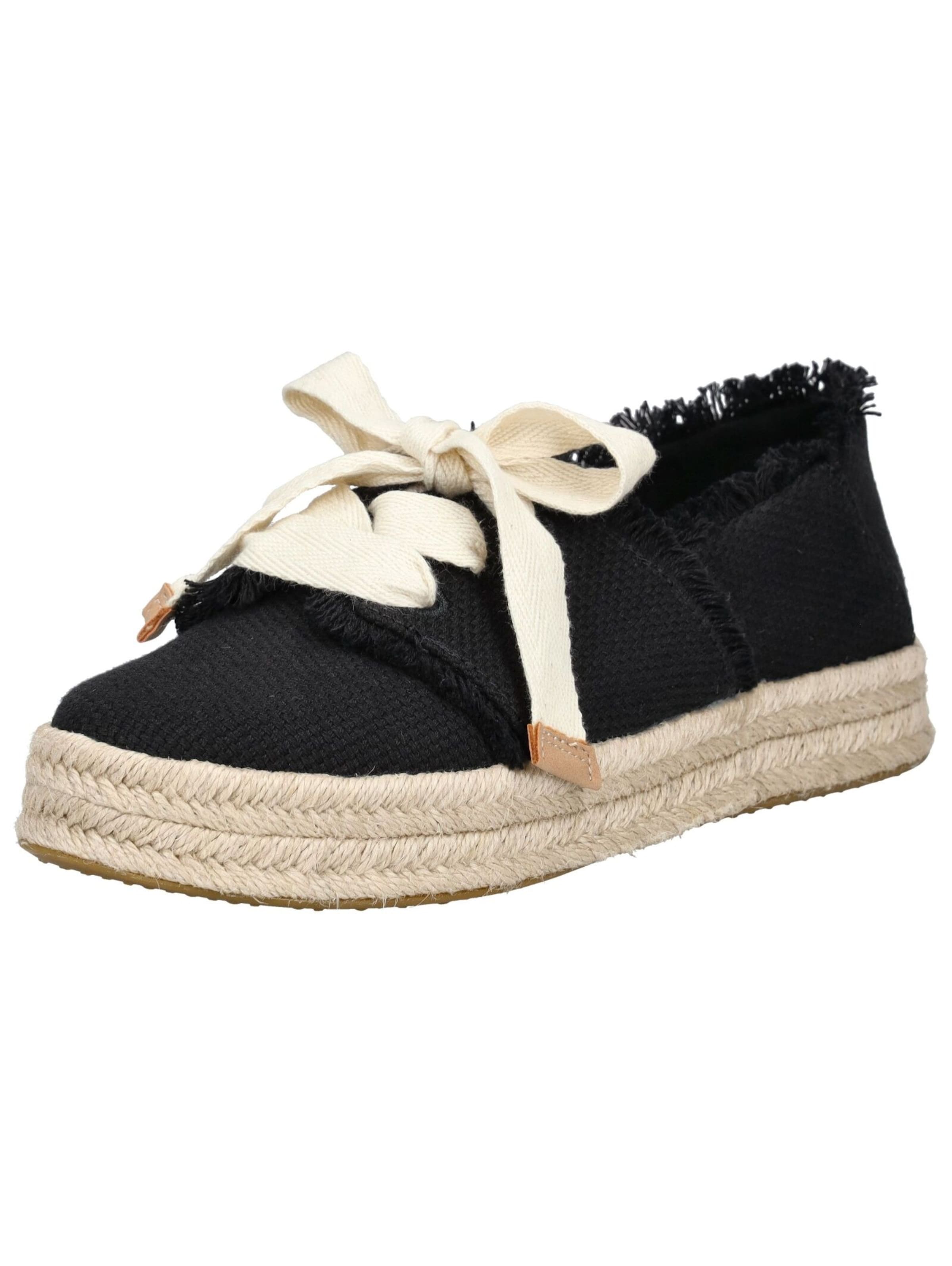 Espadrilles TOMS en noir : devant