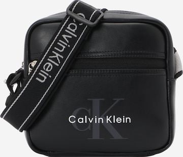Calvin Klein - Bolso de hombro 'BOLD' en negro: frente