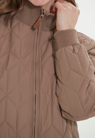 Weather Report Outdoor Coat 'Nokka' in Brown