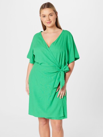 Vero Moda Curve Jurk 'Mymilo' in Groen: voorkant