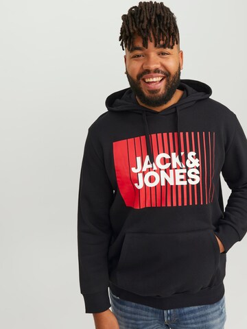 Jack & Jones Plus - Sweatshirt 'Corp' em preto