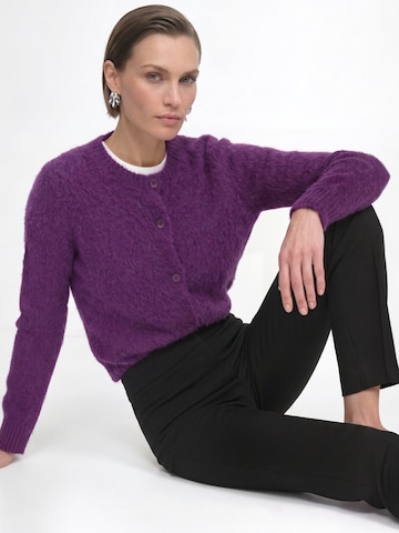 Rich & Royal Gebreid vest in Lila