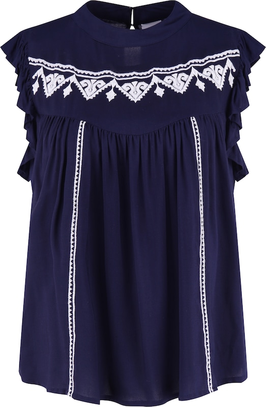 LASCANA Bluse in Navy
