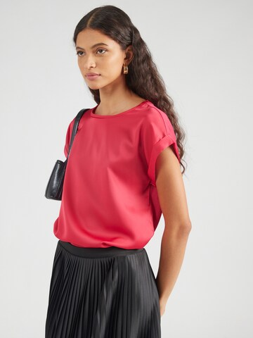 VILA Shirt 'VIELLETTE' in Rot: Vorderseite