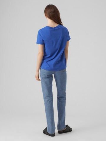 VERO MODA T-Shirt 'PAULA' in Blau