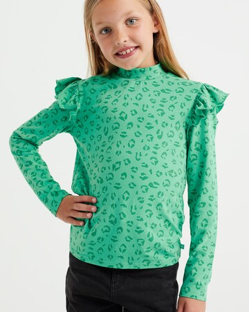 WE Fashion Blouse in Green: front