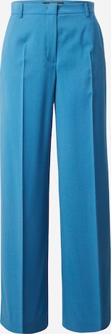 Weekend Max Mara Wide leg Trousers with creases 'VISIVO' in Blue: front