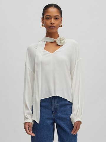 EDITED - Blusa 'Iris' en blanco: frente