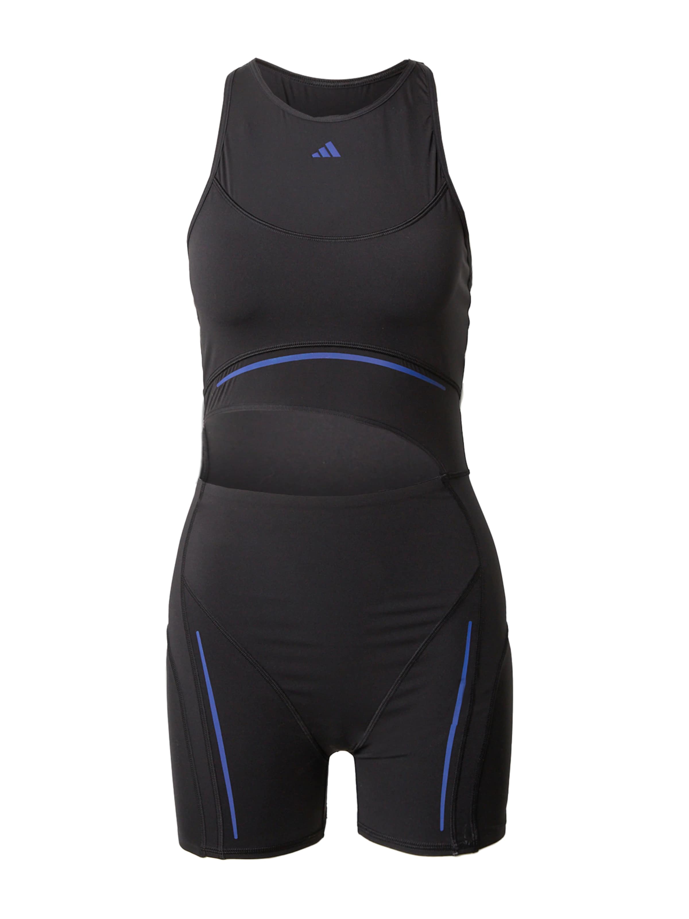 Costum de trening 'Tailored' de la ADIDAS PERFORMANCE pe negru: față