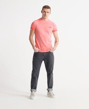 Superdry - Ajuste regular Camiseta en naranja