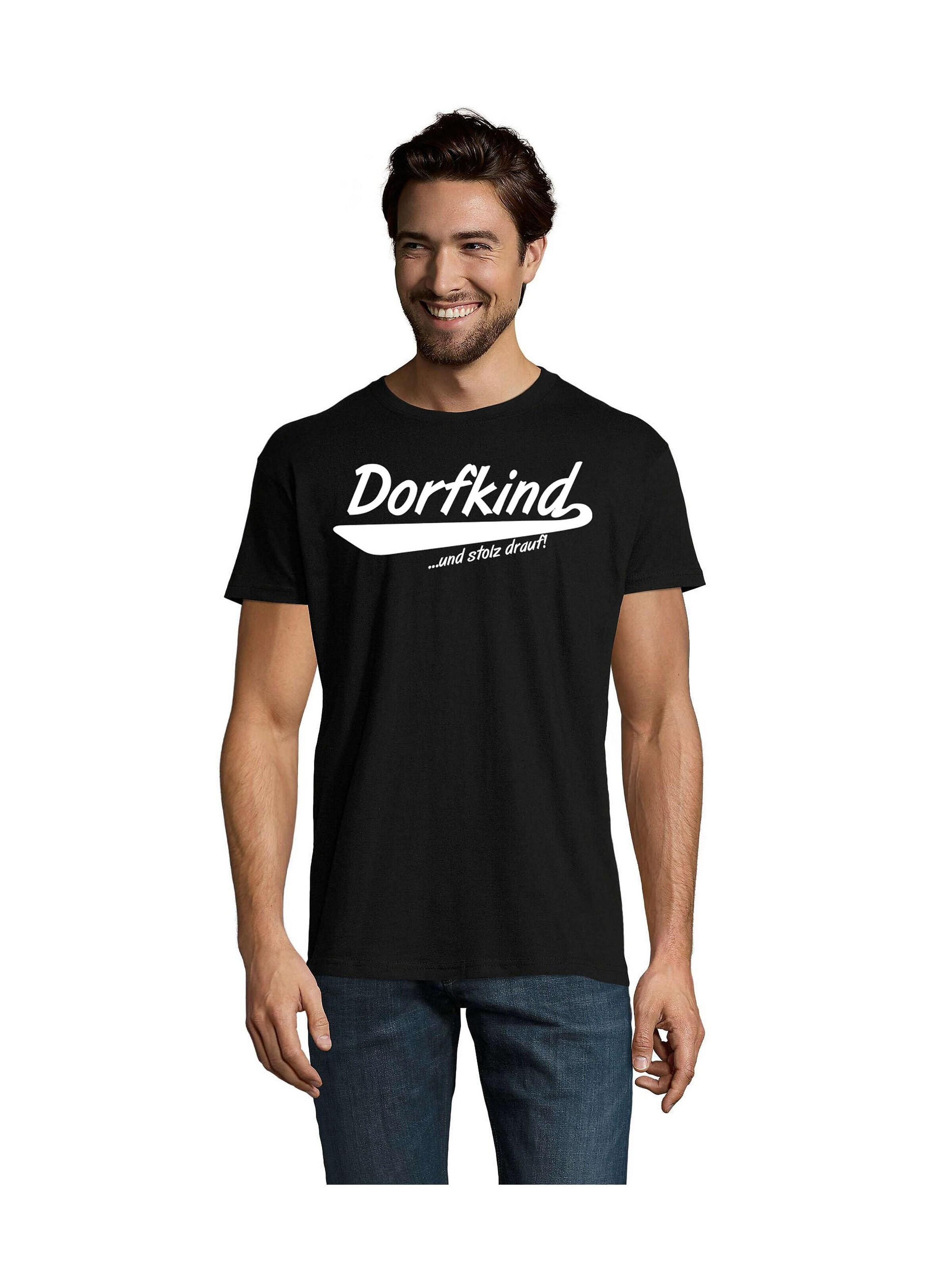 Blondie & Brownie Shirt 'Dorfkind'‌ in 5XL in schwarz, Produktansicht