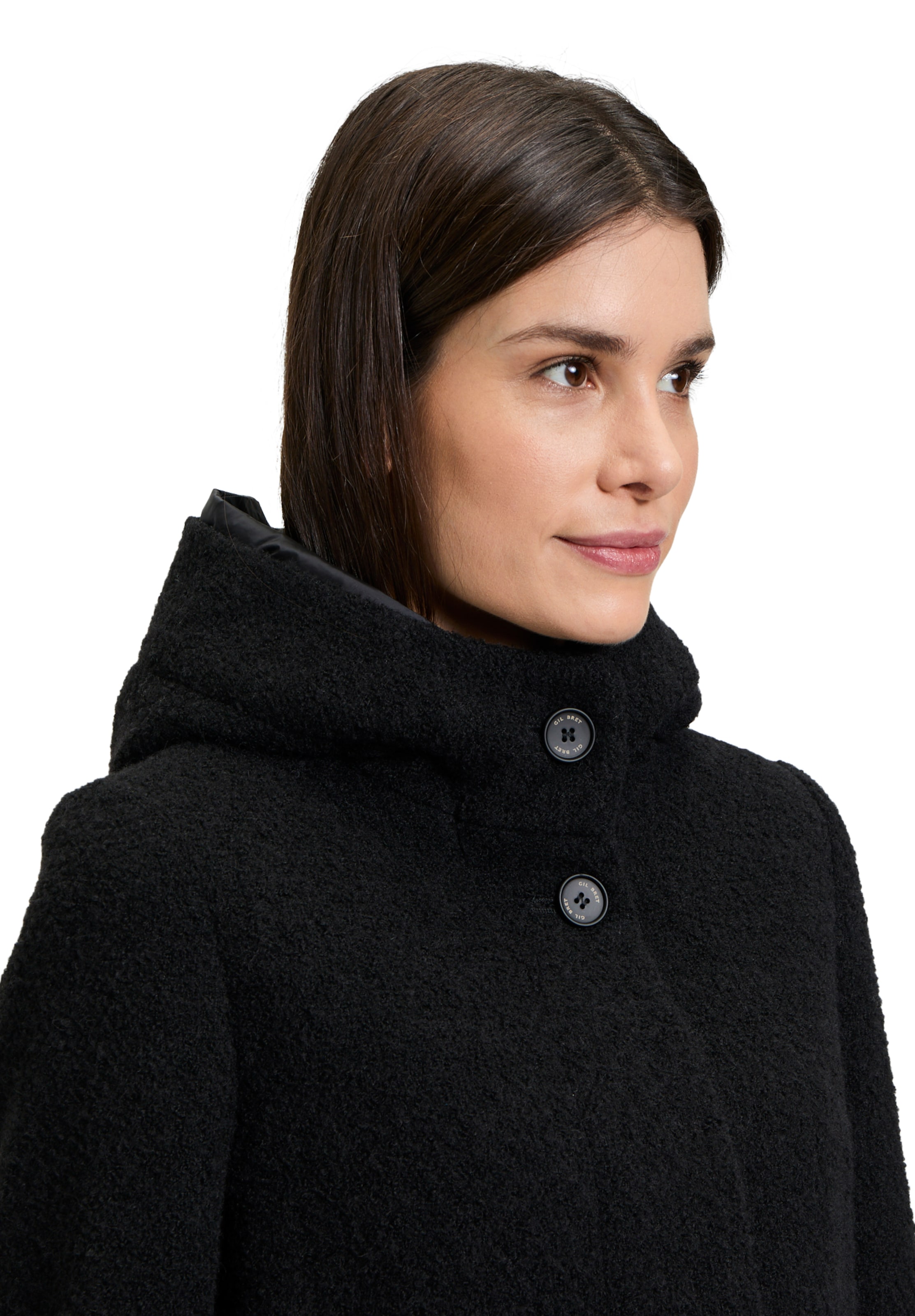 Manteau mi-saison GIL BRET en noir