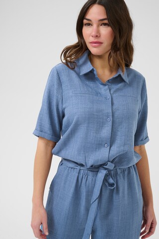 Kaffe Jumpsuit 'KAelise' in Blauw