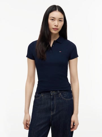 T-shirt Tommy Jeans en bleu : devant