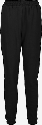 ENDURANCE Tapered Workout Pants in Black: front