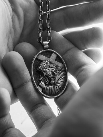 REYTEL Hangers 'JESUS CHRIST. REDEMPTION' in Zilver