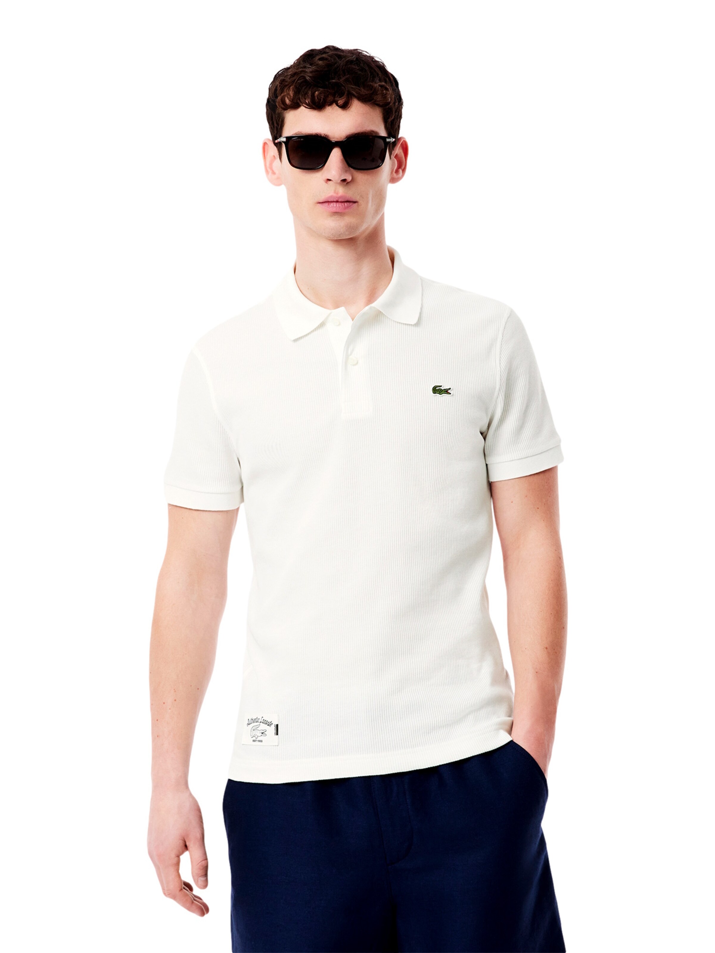 LACOSTE Shirt in Wit: voorkant