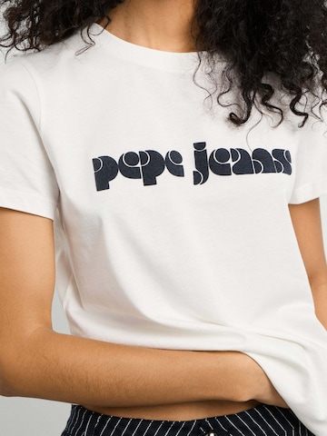 Pepe Jeans Shirt 'Benilda' in Wit