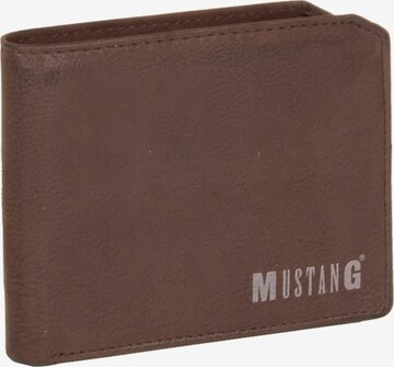 MUSTANG Wallet in Brown: front