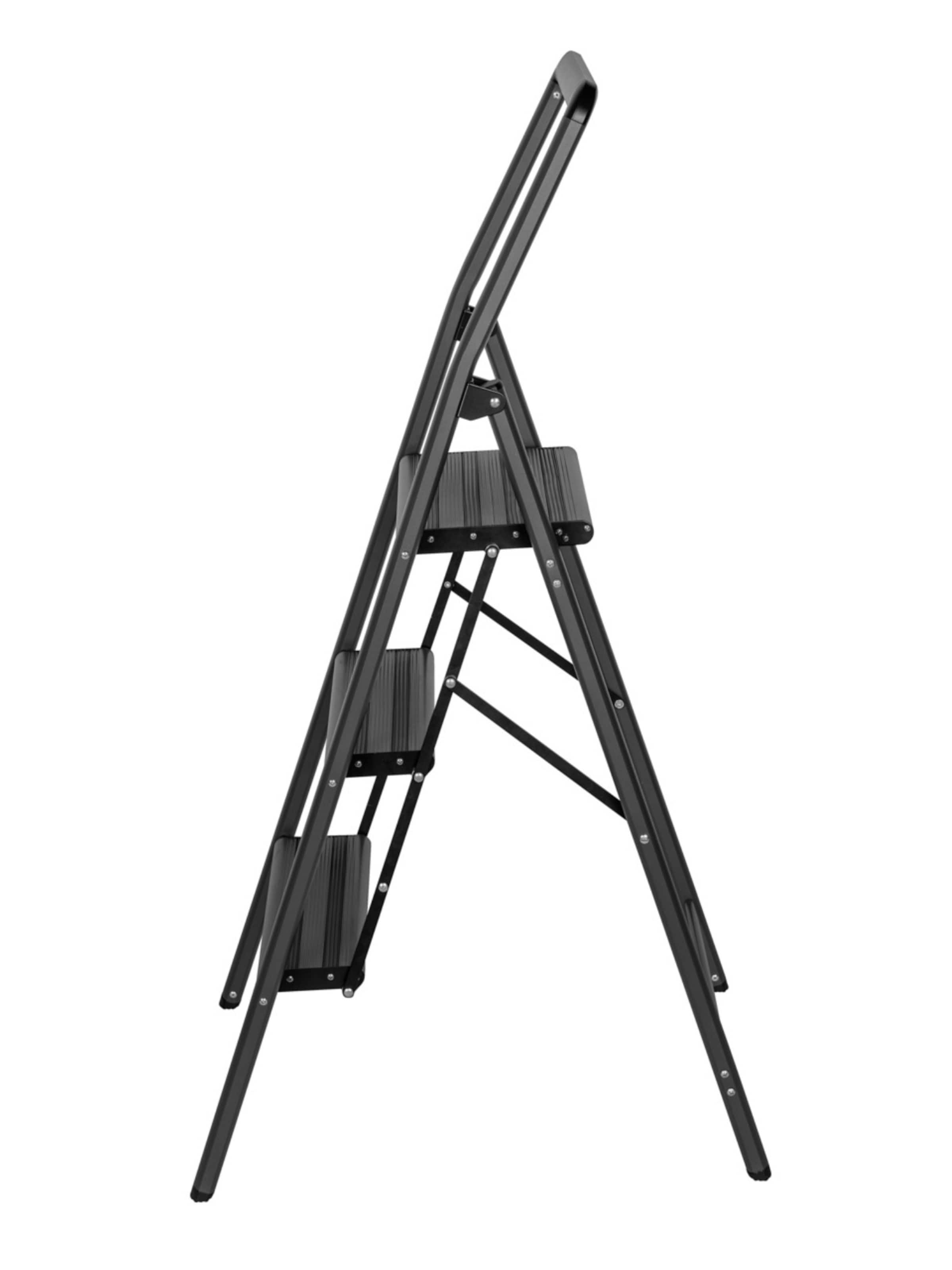 Wenko Klapptrittleiter 'Alu-Compact' in Grau