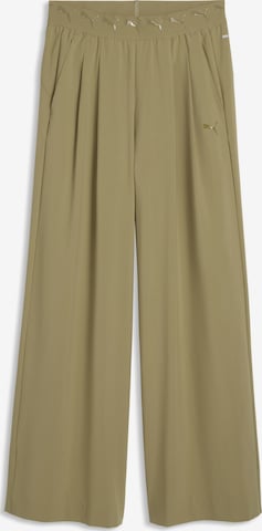 PUMA Loosefit Functionele broek in Groen: voorkant