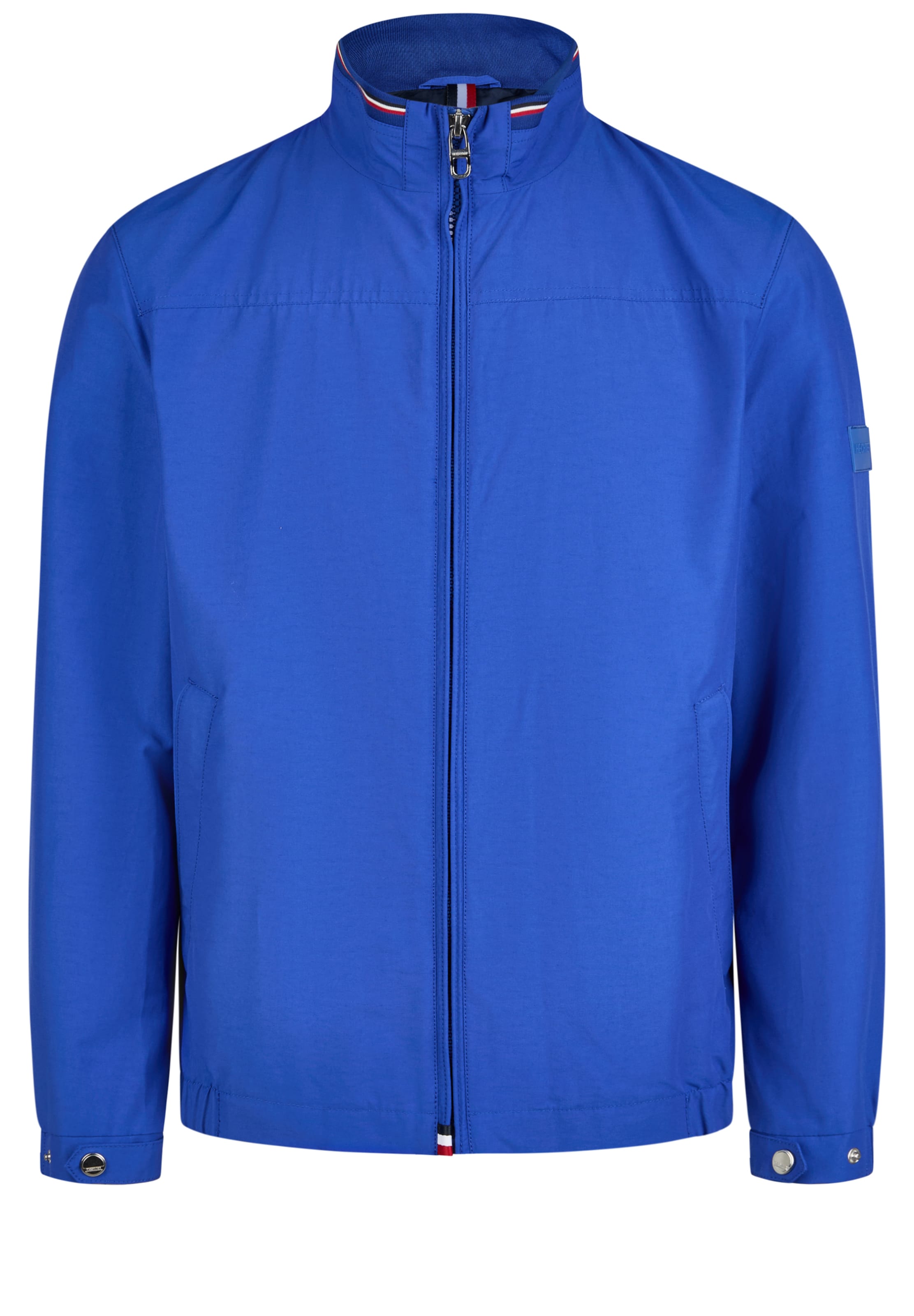 HECHTER PARIS Between-Season Jacket in M in Blue / Blood red / White, Item view