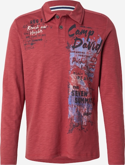 CAMP DAVID Paita värissä vaaleansininen / karpalo / musta, Tuotenäkymä