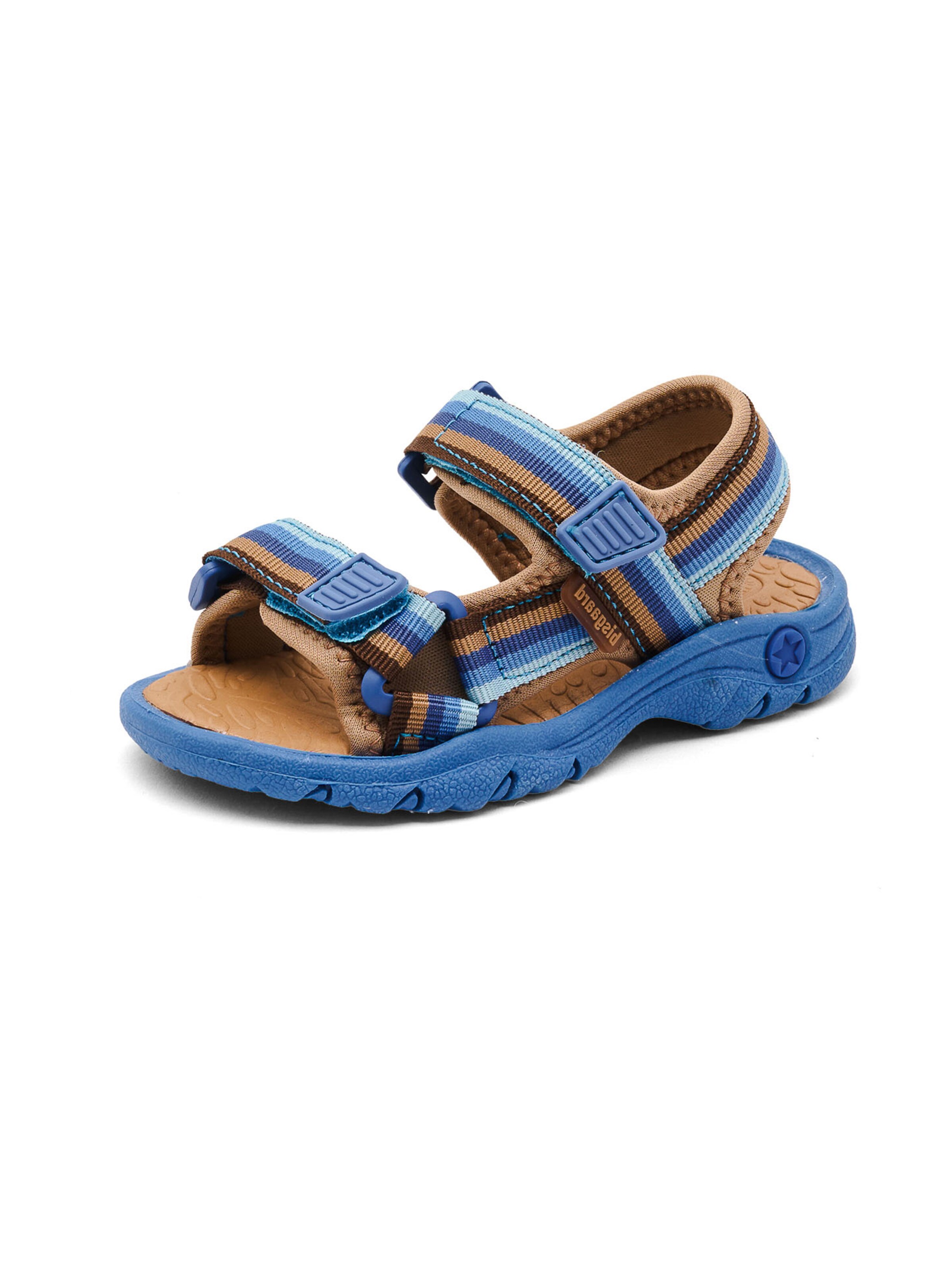 BISGAARD Odprti čevlji 'Nico' | modra barva: sprednja stran