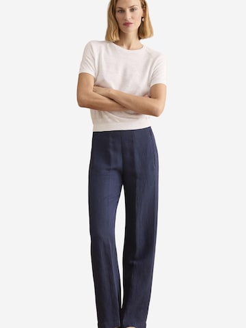 Loosefit Pantalon Il Lanificio en bleu : devant