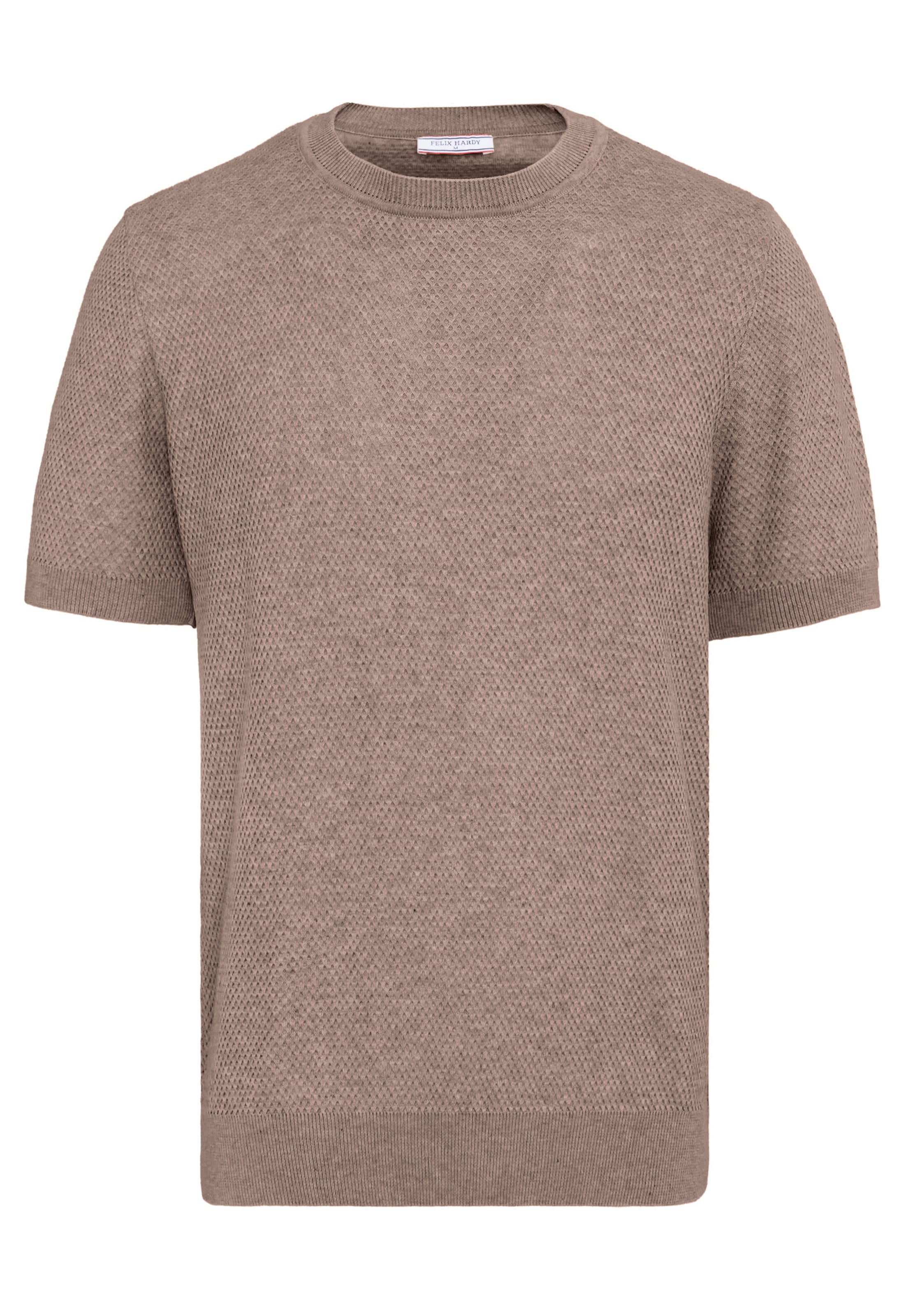 T-Shirt Felix Hardy en marron : devant