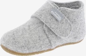 Living Kitzbühel Slipper 'Filz' in Grey: front