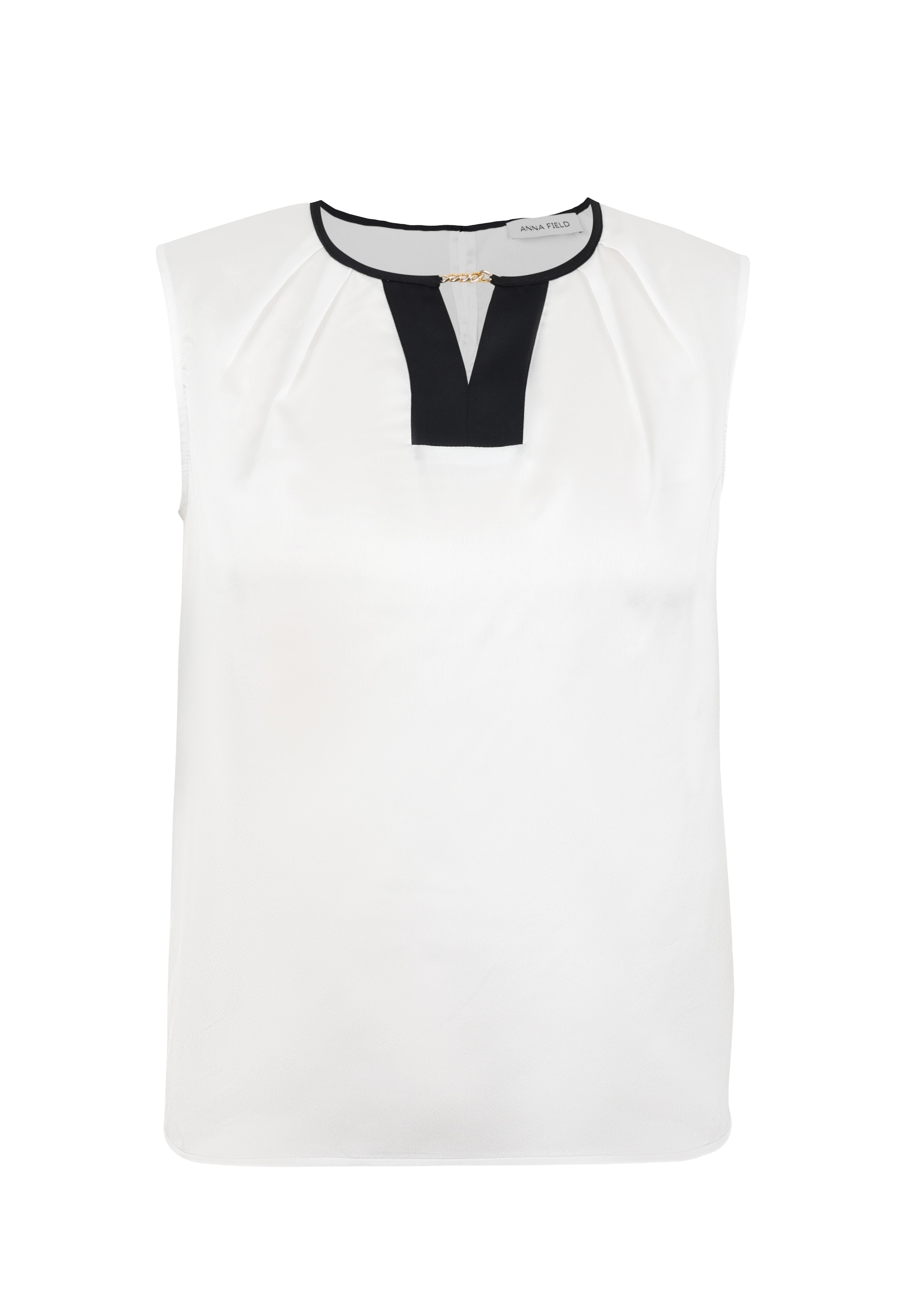 Anna Field Bluse i hvid: forside