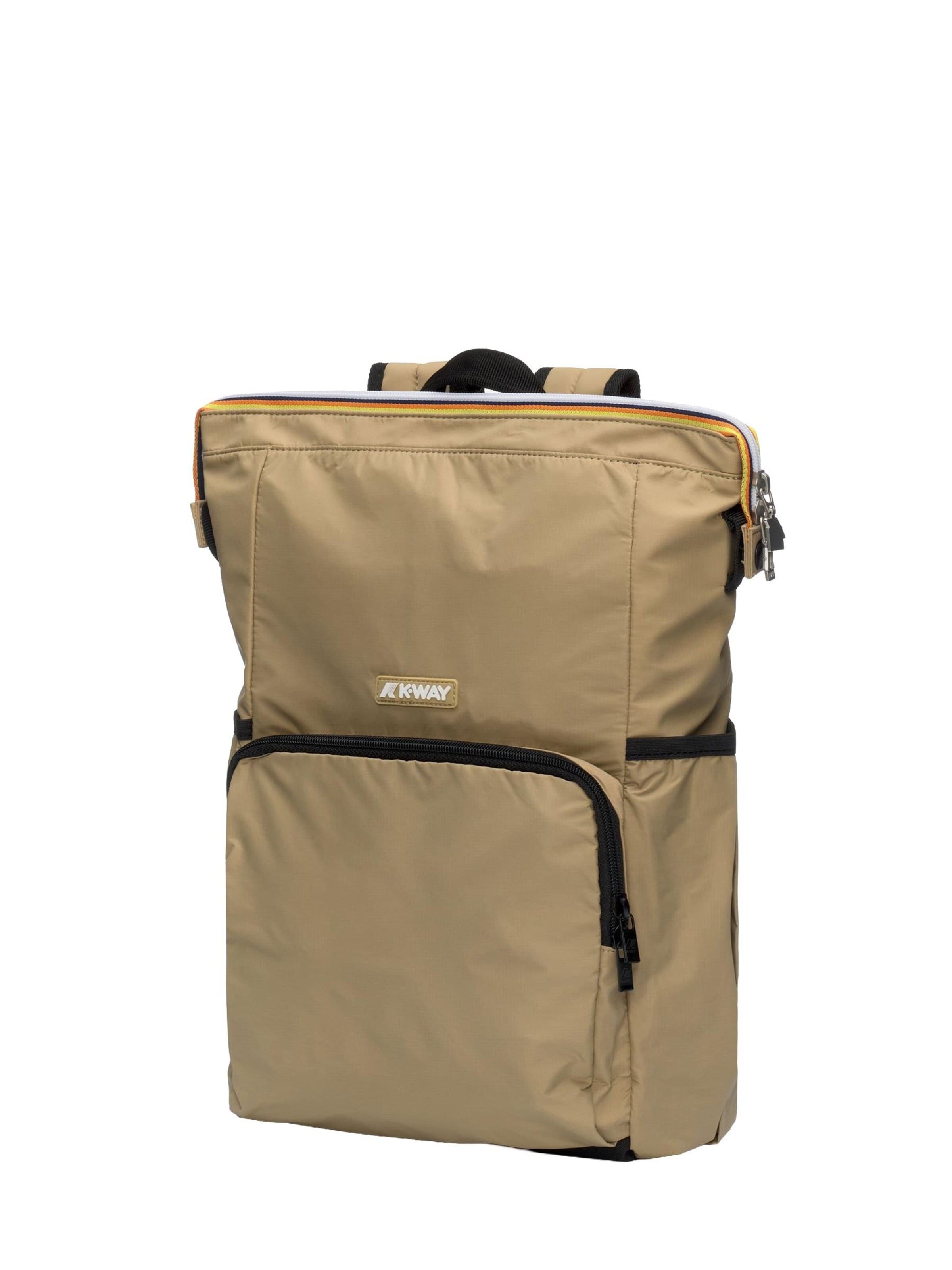 K-Way Ryggsäck 'K-WAY MAIZY ZAINO ZAINO' i beige: framsida