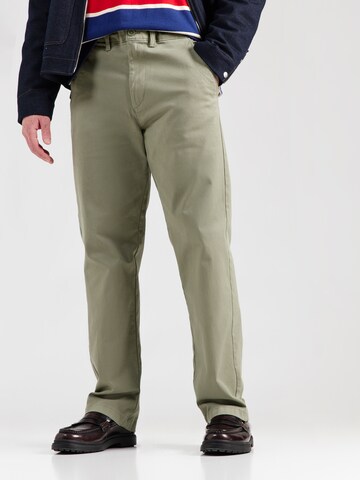 Tommy Jeans Regular Hose 'OTIS' in Grün: Vorderseite