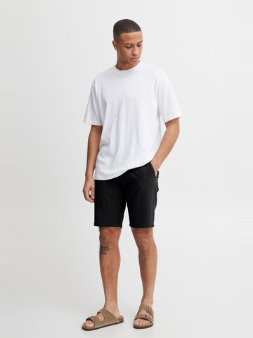 !Solid Slim fit Chino trousers ' Frederic ' in Black