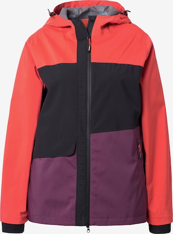 Ulla Popken Functionele jas in Rood: voorkant