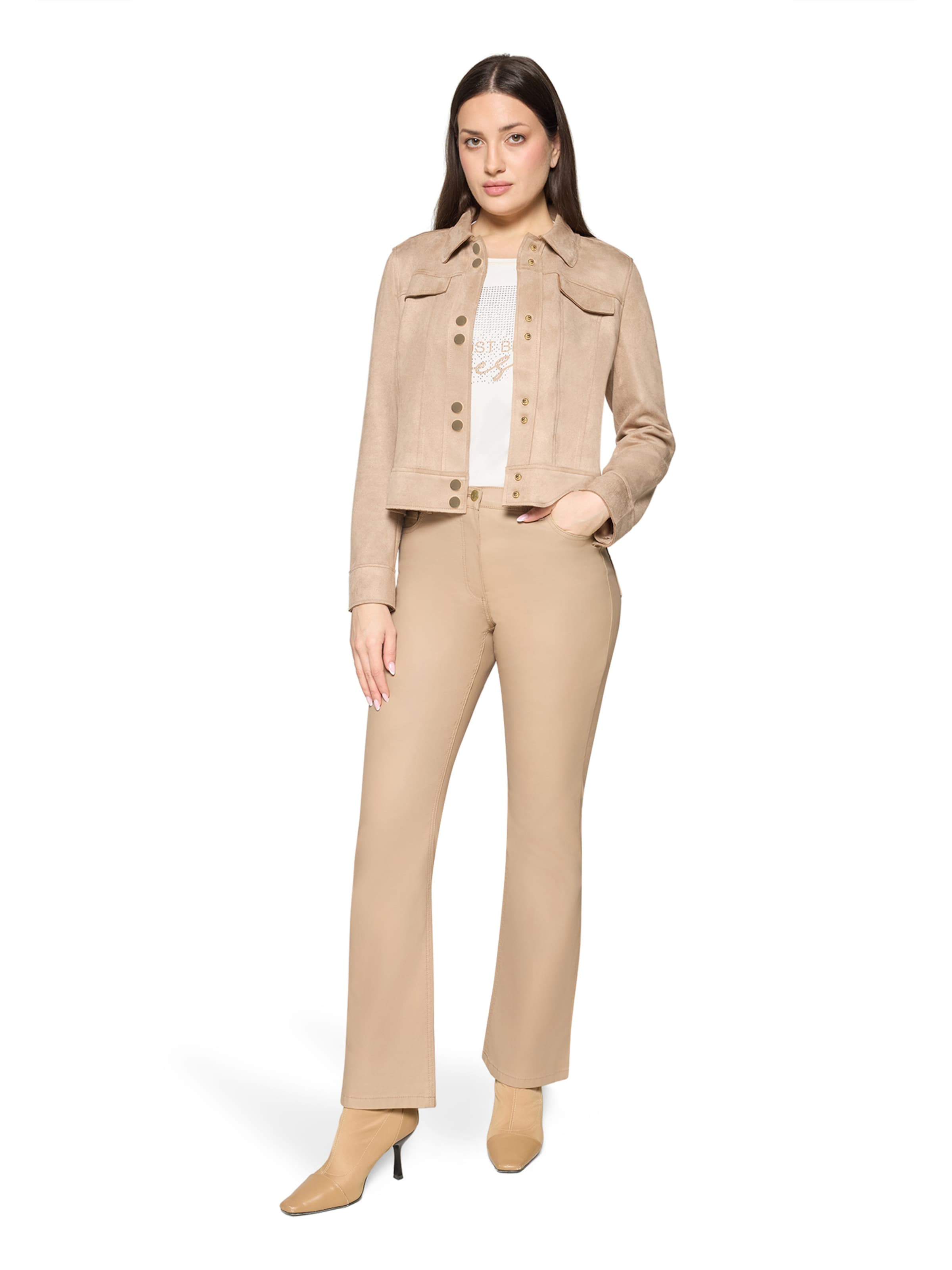 Flared Pantaloni di Betty Barclay in beige